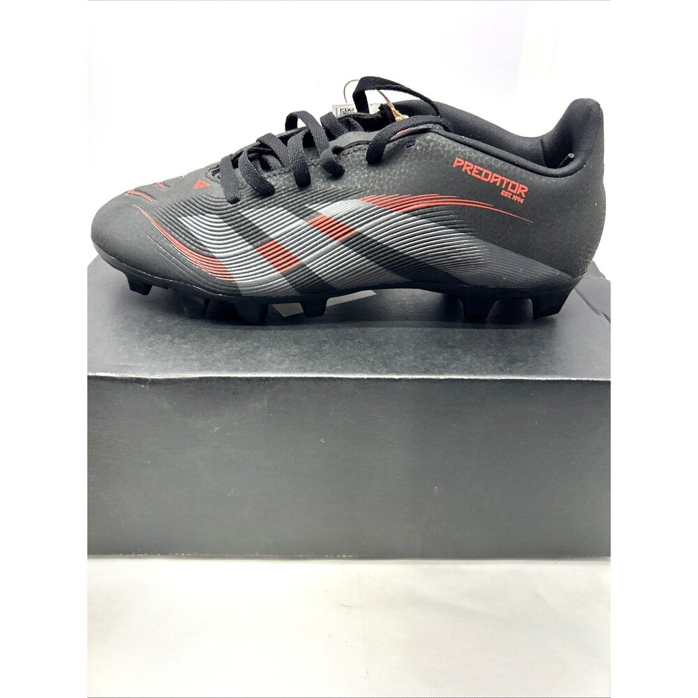 Adidas Predator Club FG/MG FG Red/Black Football Soccer Cleats Men SZ 7 New